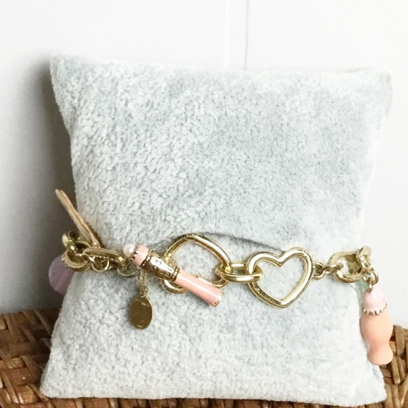 Cookie Lee Beauty Shop Gold Tone Bracelet Charm - Picture 4 of 7
